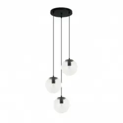 Lampa wisząca PND-58867-3S-BK Sarpo Italux