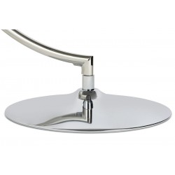 JH-200.13W Fotel BUBBLE STAND poduszka atramentowa - podstawa chrom, korpus akryl, poduszka wełna