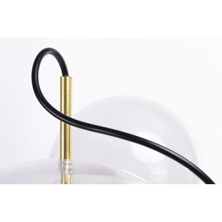 XCP9148-1B Lampa wisząca CAPRI 6 złota - 60 LED, alumiumium, szkło