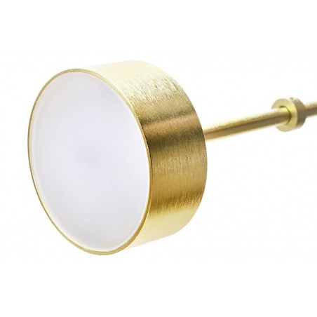XCP9148-3A Lampa wisząca CAPRI DISC 3 złota - 180 LED, aluminium, szkło