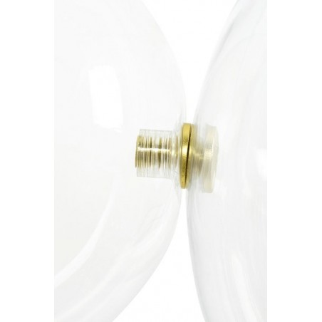 XCP9148-5A Lampa wisząca CAPRI DISC 5 złota - 300 LED, aluminium, szkło