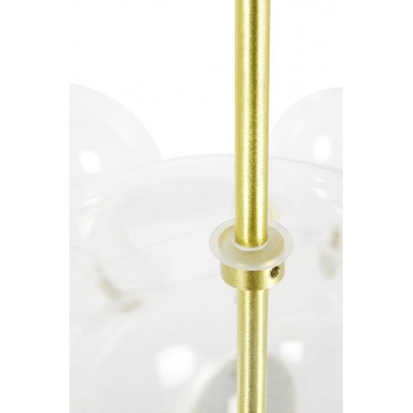 XCP9148-5A Lampa wisząca CAPRI DISC 5 złota - 300 LED, aluminium, szkło