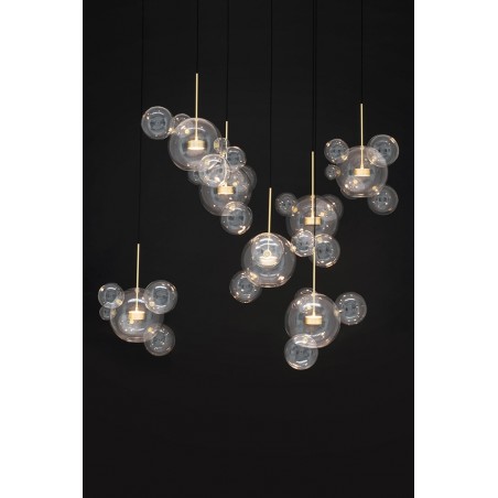 XCP9148-7B Lampa wisząca CAPRI LINE 7 złota - 420 LED, aluminium, szkło