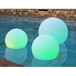 LUMBL040FTNW NEW GARDEN lampa ogrodowa BULY 40  FLOATING SOLAR & BATTERY biała