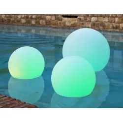 LUMBL040FTNW NEW GARDEN lampa ogrodowa BULY 40 FLOATING SOLAR & BATTERY biała