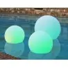 LUMBL040FTNW NEW GARDEN lampa ogrodowa BULY 40 FLOATING SOLAR & BATTERY biała