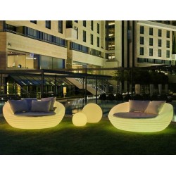 MOBFR160SSNW NEW GARDEN sofa FORMENTERA SOLAR biała