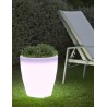 LUMVL040SSNW NEW GARDEN donica VIOLETA 40 SOLAR &  BATTERY biała