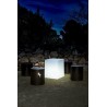 LUMCB020SSNW NEW GARDEN lampa ogrodowa CUBY 20 SOLAR & BATTERY biała
