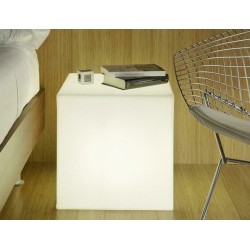 LUMCB020SSNW NEW GARDEN lampa ogrodowa CUBY 20 SOLAR & BATTERY biała