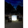 LUMCB045SSNW NEW GARDEN lampa ogrodowa CUBY 45 SOLAR & BATTERY biała