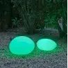 LUMPT060SSNW NEW GARDEN lampa ogrodowa PETRA 60 SOLAR & BATTERY biała