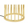XCF7583-164 Lampa podłogowa HOLMES STRAIGHT złota z czarnym kloszem -  metal
