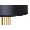XCF7583-164 Lampa podłogowa HOLMES STRAIGHT złota z czarnym kloszem -  metal