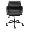 B055.BLACKL Fotel biurowy BODY PRESTIGE PLUS czarny - skóra naturalna, aluminium