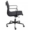 B055.BLACKL Fotel biurowy BODY PRESTIGE PLUS czarny - skóra naturalna, aluminium