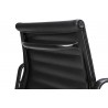 B055.BLACKL Fotel biurowy BODY PRESTIGE PLUS czarny - skóra naturalna, aluminium
