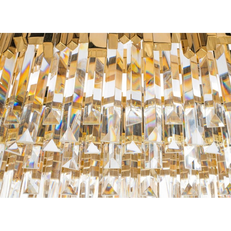 DW-D5689S.GOLD Lampa wisząca IMPERIAL LONG GOLD 90 - stal, kryształ