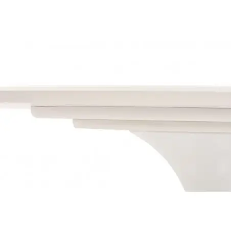 RT-335V.MDF Stół TULIP ELLIPSE biały - blat owalny MDF, metal