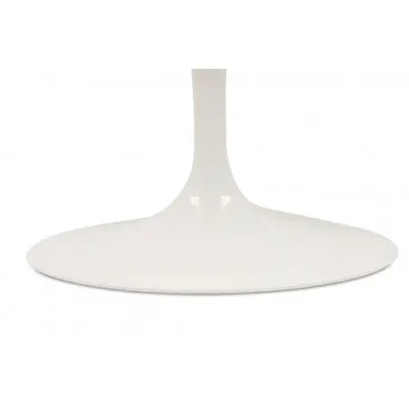 RT-335V.MDF Stół TULIP ELLIPSE biały - blat owalny MDF, metal