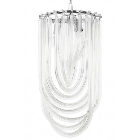 JD9607-L.CHROM Lampa wisząca MURANO L chrom - szkło, metal