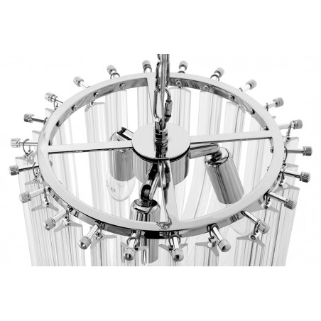 JD9607-L.CHROM Lampa wisząca MURANO L chrom - szkło, metal