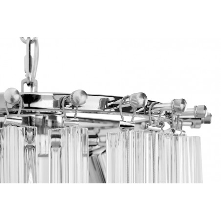 JD9607-L.CHROM Lampa wisząca MURANO L chrom - szkło, metal