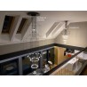 MD21352-43-1500 Lampa wisząca FLUSSO 43 GRANDE czarne
