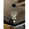 MD21352-43-1500 Lampa wisząca FLUSSO 43 GRANDE czarne