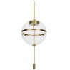MD12001-1Y-300 Lampa wisząca CHAPLIN 300 mosiądz  - LED, szkło
