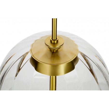 MD12001-1Y-300 Lampa wisząca CHAPLIN 300 mosiądz  - LED, szkło