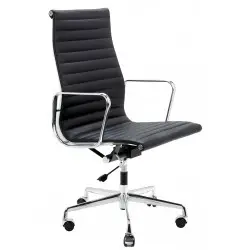 A022.CHROM Fotel biurowy AERON PRESTIGE PLUS chrom - skóra naturalna, aluminium