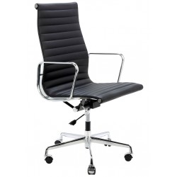 A022.CHROM Fotel biurowy AERON PRESTIGE PLUS chrom - skóra naturalna, aluminium