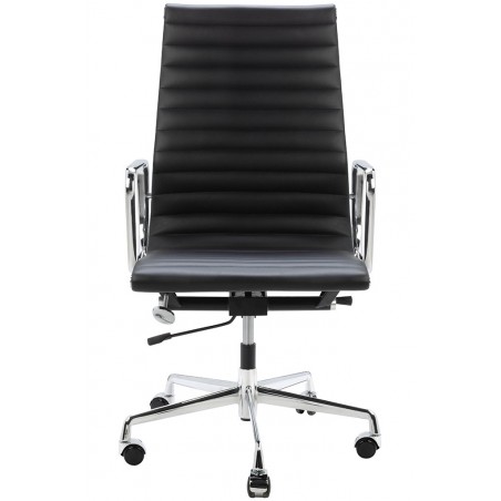A022.CHROM Fotel biurowy AERON PRESTIGE PLUS chrom - skóra naturalna, aluminium