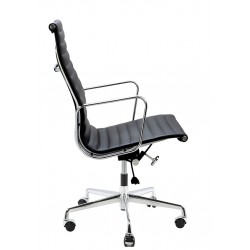 A022.CHROM Fotel biurowy AERON PRESTIGE PLUS chrom - skóra naturalna, aluminium
