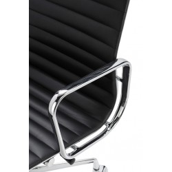 A022.CHROM Fotel biurowy AERON PRESTIGE PLUS chrom - skóra naturalna, aluminium