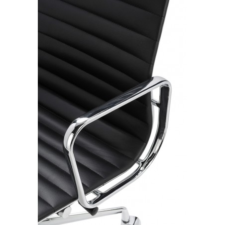A022.CHROM Fotel biurowy AERON PRESTIGE PLUS chrom - skóra naturalna, aluminium