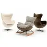 HE-066.D.BROWN.81 Fotel EGG SZEROKI VELVET ciemny brąz.81 - welur, podstawa stal