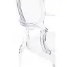 KH010100202 Krzesło PRINCE ARM transparentne - poliwęglan