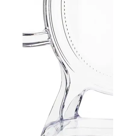 KH010100202 Krzesło PRINCE ARM transparentne - poliwęglan