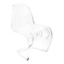 KH010100212 Krzesło HOVER PC transparentne - poliwęglan