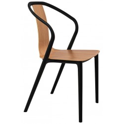 KH010100923 Krzesło VINCENT WOOD naturalne