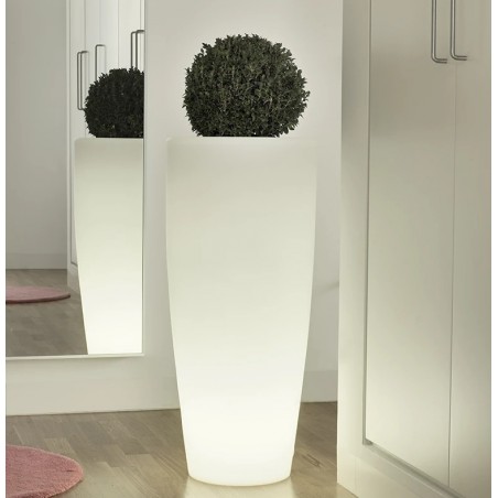 LUMBM090TWLNW NEW GARDEN donica BAMBU 90 BATTERY biała