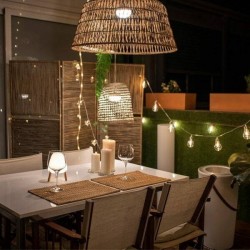 LUMAMA050XXHINW NEW GARDEN lampa wisząca AMALFI 50 INDOOR