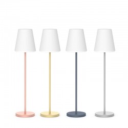 LUMLLS120BRSSNW NEW GARDEN lampa podłogowa LOLA SLIM 120 SOLAR & BATTERY brass