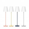 LUMLLS120BRSSNW NEW GARDEN lampa podłogowa LOLA SLIM 120 SOLAR & BATTERY brass