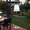 LUMLLS180RGSSNW NEW GARDEN lampa podłogowa LOLA SLIM 180 SOLAR & BATTERY rose gold
