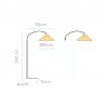 LUMNIZ230BXWLNW NEW GARDEN lampa podłogowa NIZA 230 BATTERY NEGRO