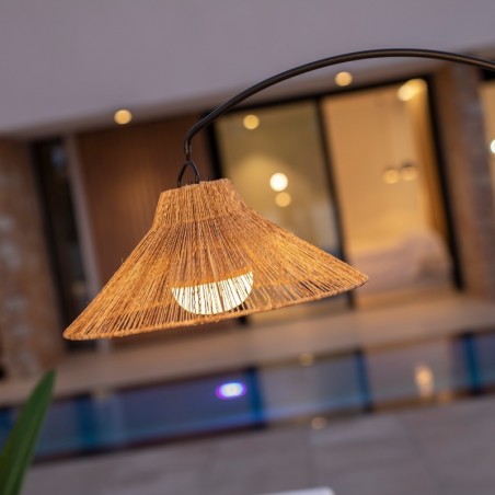 LUMNIZ165NXWLNW NEW GARDEN lampa podłogowa NIZA 165 BATTERY NEGRO