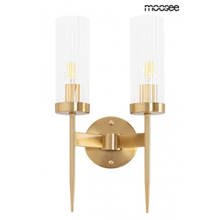MSE010400199 MOOSEE lampa ścienna TORCH TWIN złota